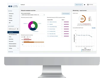 Level Access dashboard