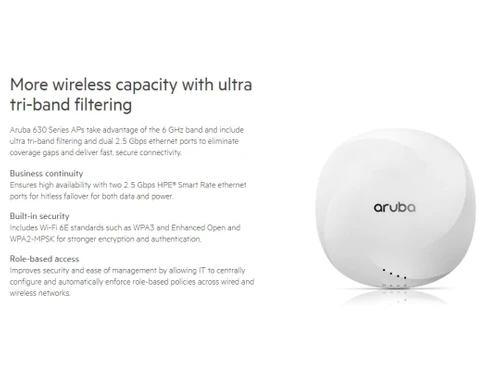 Aruba AP-635 Filtering