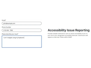 Accessible Web RAMP Accessibility