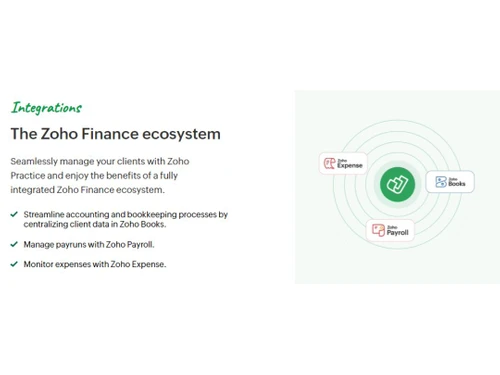 Zoho Practice Integrations