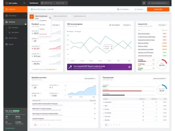 SEO Site Checkup Dashboard