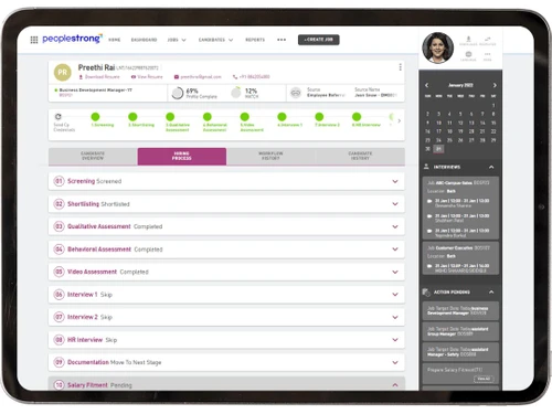 PeopleStrong Dashboard