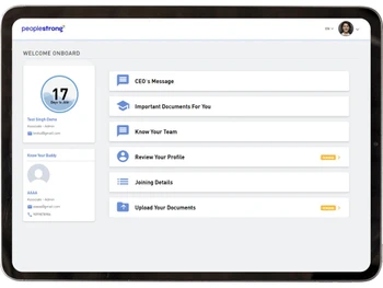 PeopleStrong Onboarding