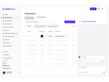 inkle books-transactions