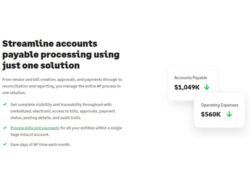 Sage Intacct Streamline