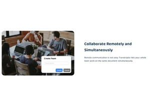 Transkriptor Collaborate