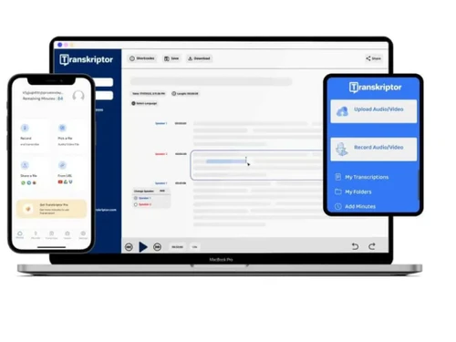 Transkriptor Dashboard