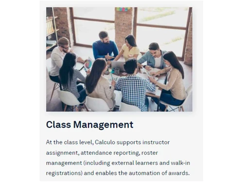 calculo class management