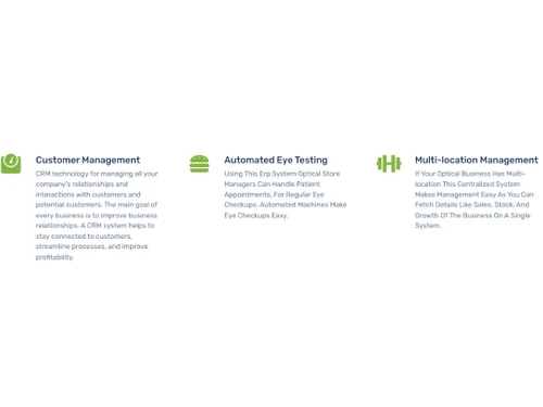 Solufy Optical ERP Customer