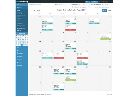 Flex Catering Booking