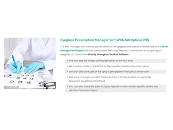 ari optical pos prescription