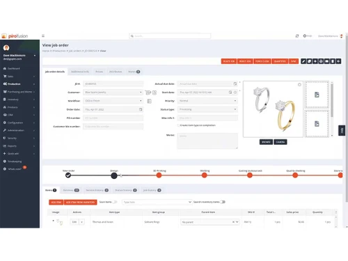 pirofusion job order