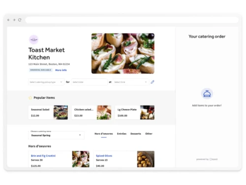 Toast Catering Software Contract