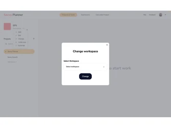 savvy planner workspace