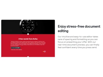 Better Proposals Document Editing