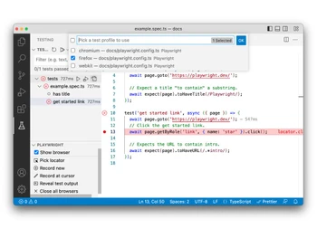 Playwright Dashboard