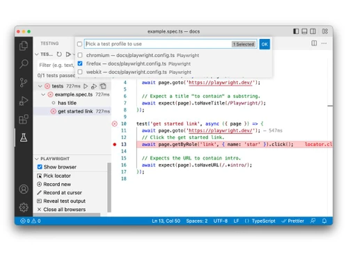 Playwright Dashboard