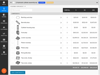 Paperless Parts Quote