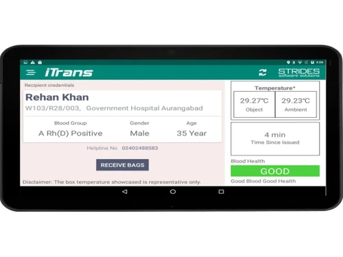 Strides iTRANS Blood Bank