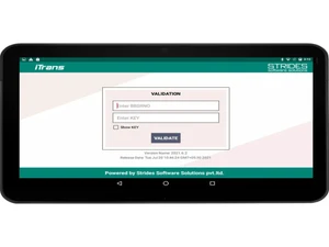 Strides iTRANS Dashboard