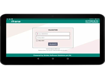 Strides iTRANS Dashboard