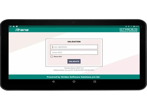 Strides iTRANS Dashboard