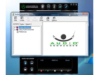 andrea audiocommander helpbox