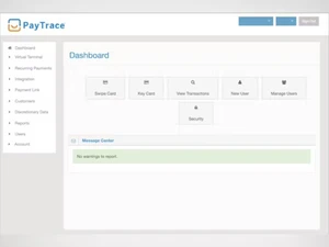 PayTrace Dashboard
