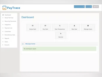 PayTrace Dashboard