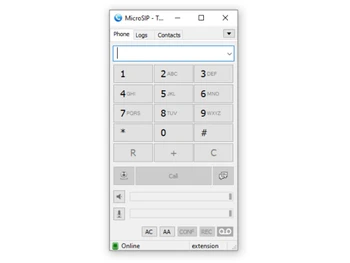 MicroSIP Call Logs