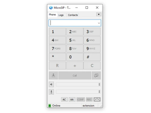 MicroSIP Call Logs