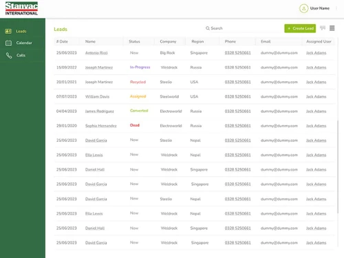 Stantech ai calendar