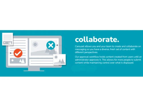 Carousel Digital Signage Collaborate