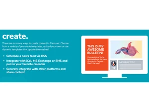 Carousel Digital Signage Create