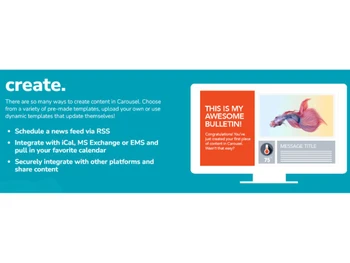 Carousel Digital Signage Create