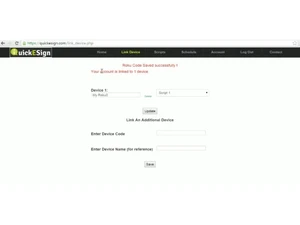 Quickesign Scheduling