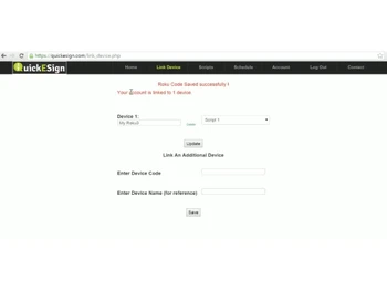 Quickesign Scheduling