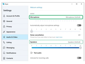 solicall pro settings