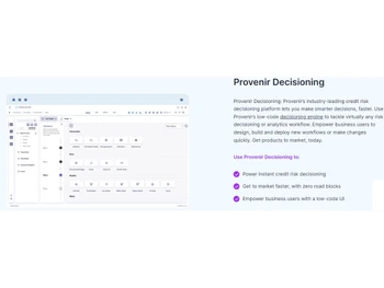 provenir decisoining