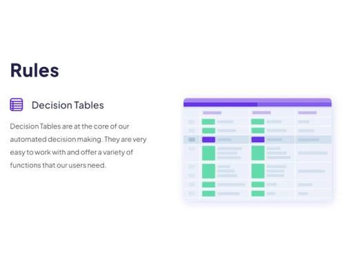 decisionrules tables