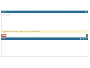 Typing Baba Translater