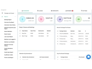StudioBookings Dashboard
