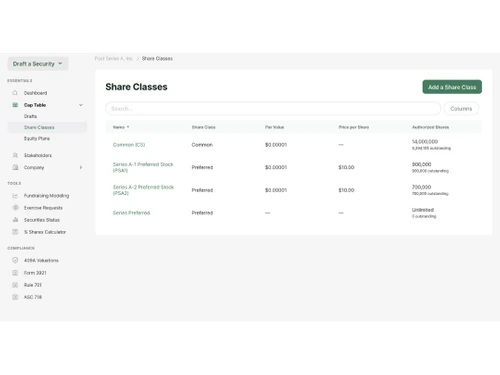 Pulley Share Classes