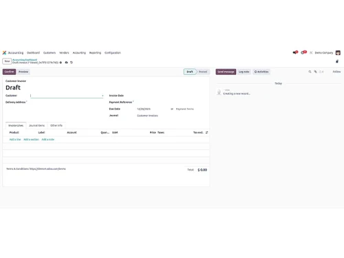 odoo accounting dashboard