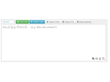 easy telugu typing dashboard