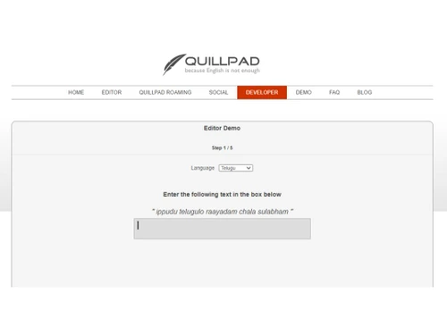 quillpad demo