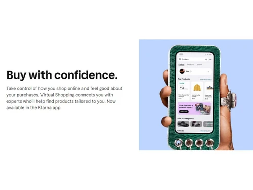 klarna virtual shopping buy