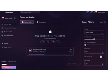 Revocalize AI Generate Audio