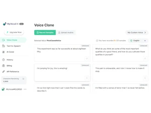 MyVocal AI Clone