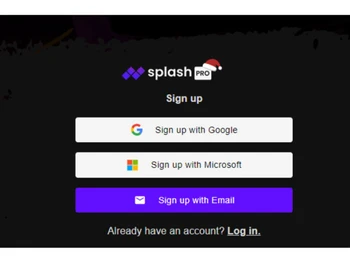 splash pro login